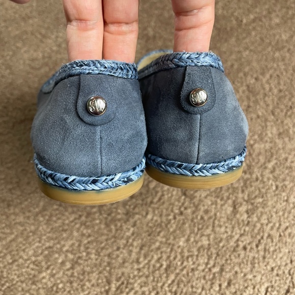 Stuart Weitzman Tipadrille Blue Jean Flats Size 7M - Picture 7 of 13